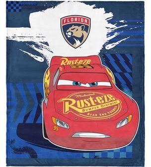 NHL Disney Cars Lap Time Silk Touch Throw Blanket