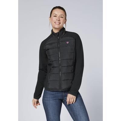 Funktionsjacke CHIEMSEE, Damen, Gr. XS (32), schwarz (schwarz beauty), 100% Polyester, Jacken Funktionsjacke