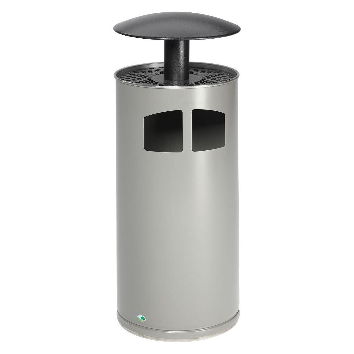 VAR Abfall/Ascher inklusive Inneneinsatz, Volumen 75 l, antik-silber (75 l) (21351)