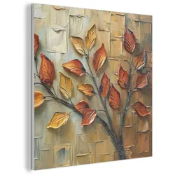 AKUSTIKBILD Baum - Abstrakt - Natur - Kunst Wandbilder 60x60 cm