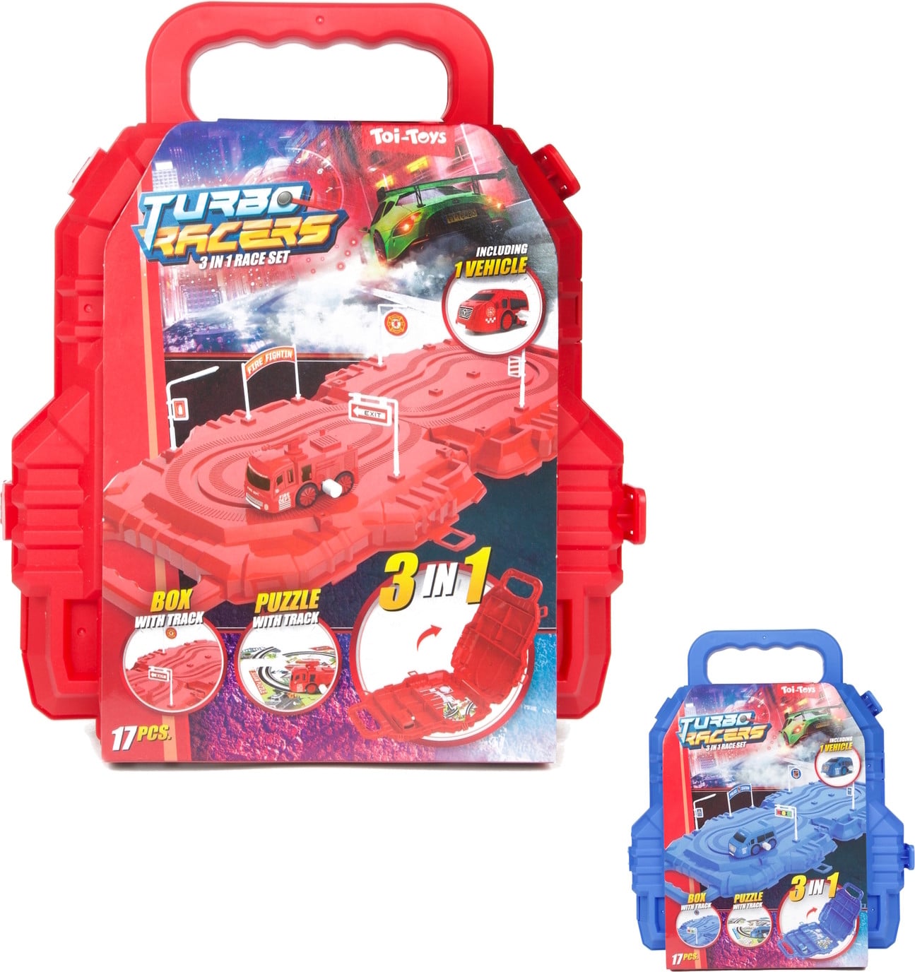 Toi-Toys Speelgoed raceauto-set met circuit en accessoires