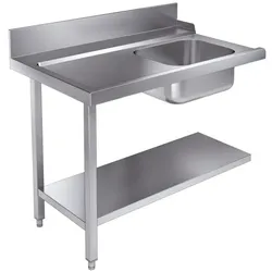 Zulauftisch Grundboden 1200 Links Für 7280.0045-0046