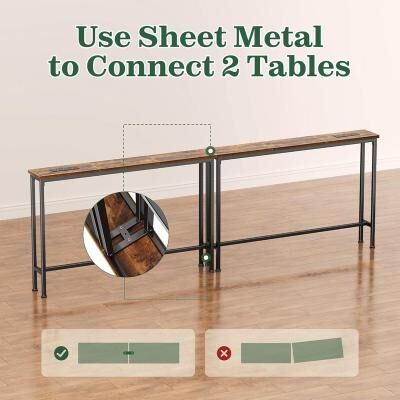 No "Couch Table with 2 Charging Stations - 5.7""D x 39.4""W x 29.7""H"