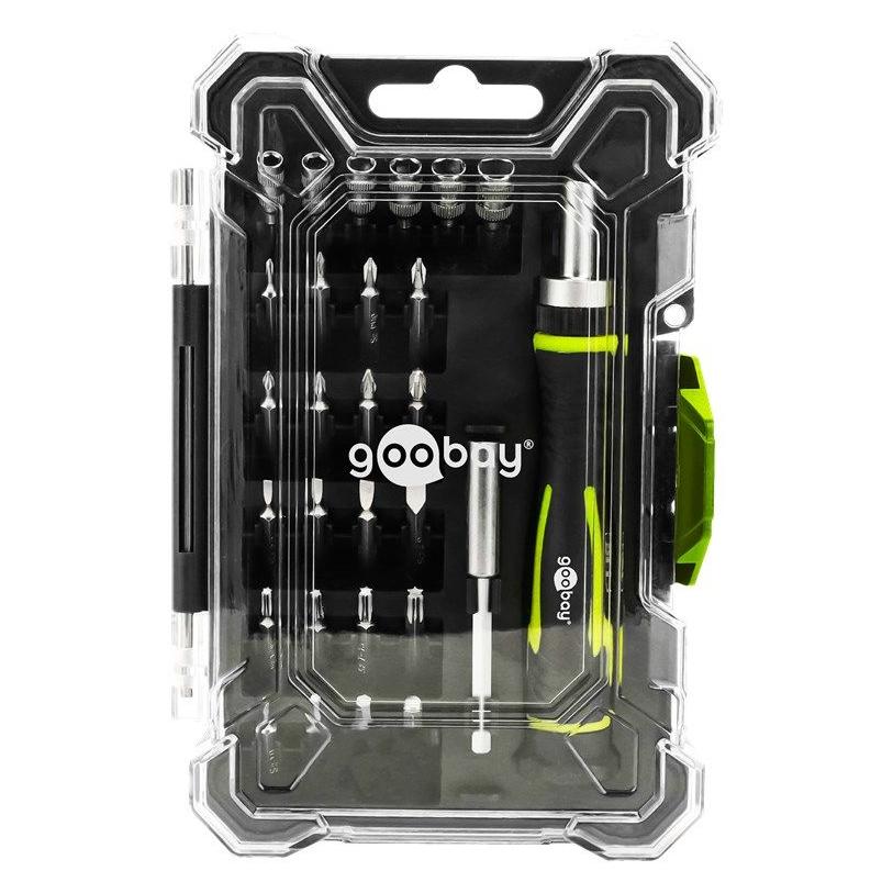 Goobay Schraubendreher-Set mit 26-tlg. Bitsatz (77840)