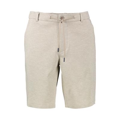 Shorts LERROS "Bequeme Shorts mit Kordelzug in grossen Größen", Herren, Gr. 42, medium kitt, 71% Polyester, 26% Viskose, 3% Elasthan, Hosen Shorts