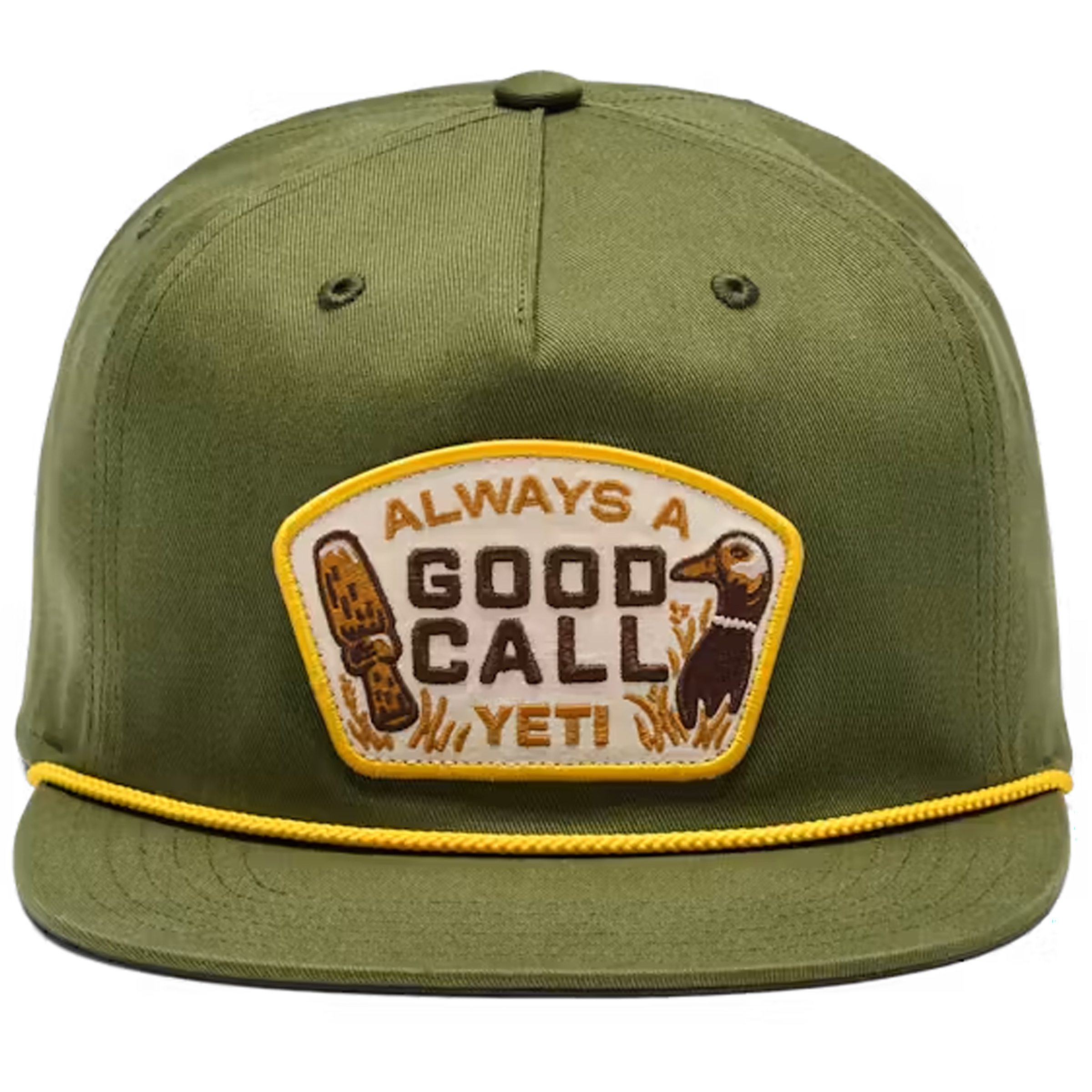 Yeti Good Call Flat Brim Rope Cap Basecaps gruen Lifestyle