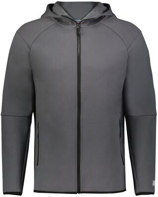 Russell Athletic R25TFM LEGEND TECH FULL-ZIP FLEECE JACKET in Stealth size 3XL   Cotton/Polyester Blend