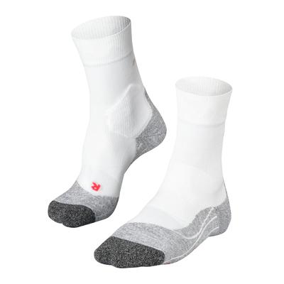 Laufsocken FALKE "RU3 Comfort", Herren, Gr. 42-43, weiß (weiß, mix), Materialmix, normal, Socken, für komfortabel gedämpfte Läufe, schnelltrocknend, atmungsaktiv