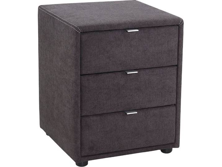 Nachtkonsole JOCKENHÖFER GRUPPE Lore , grau (dunkelgrau 485, 09), H:53cm T:45cm, Sideboards, Nachtkonsole