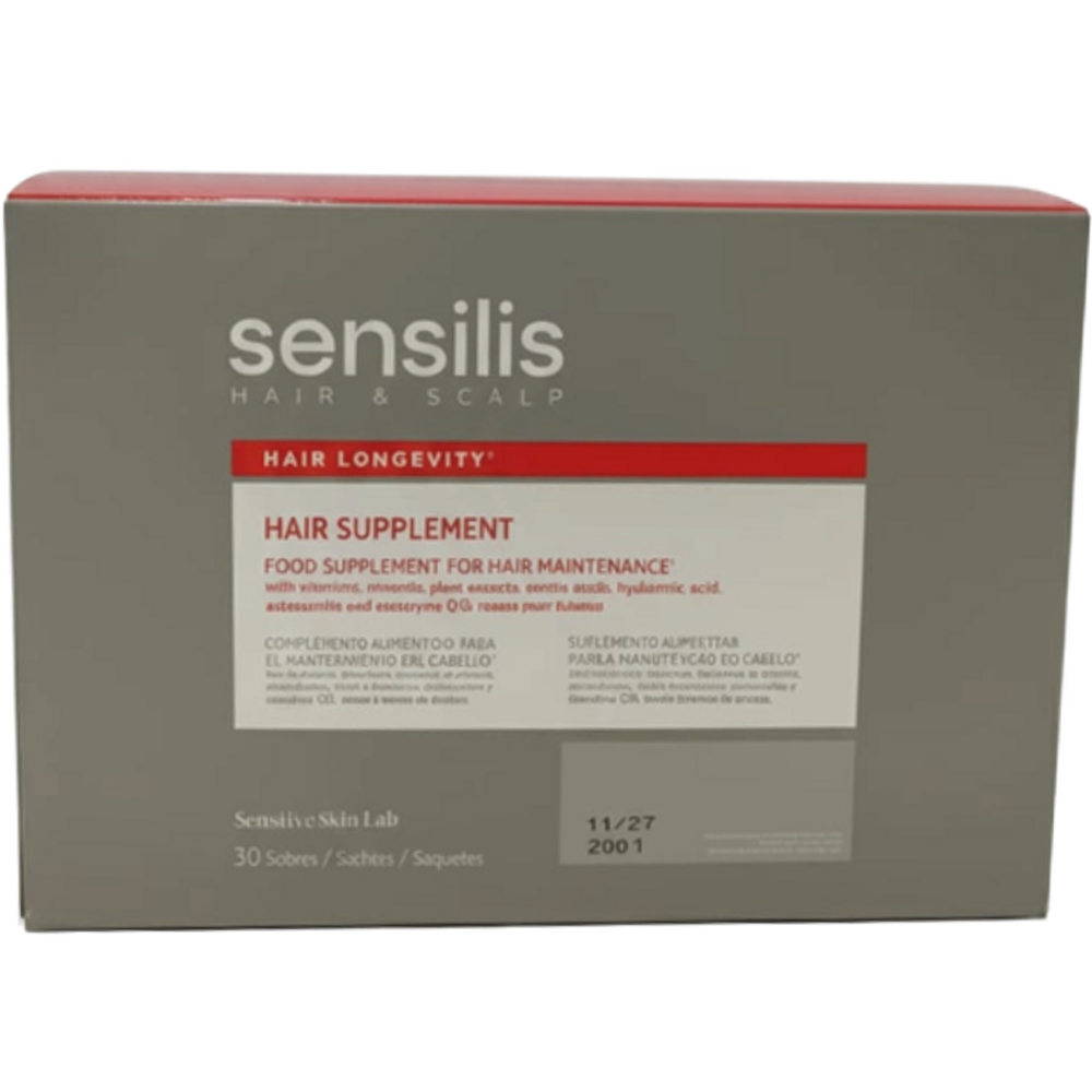 Sensilis Hair and Scalp Hair Food Supplement for Hair Maintenance 30&nbsp;un.