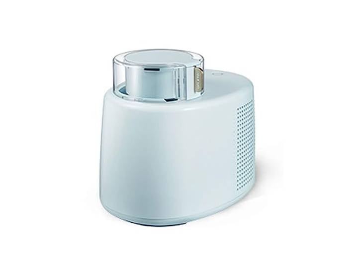 Eismaschinen Eismaschine for Zuhause, praktisch, for den Desktop, kleine automatische Frucht-Joghurt-Eismaschine(Blue)