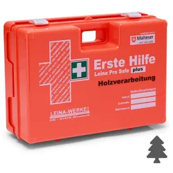 Erste-Hilfe-Koffer nach DIN 13169, Holzverarbeitung