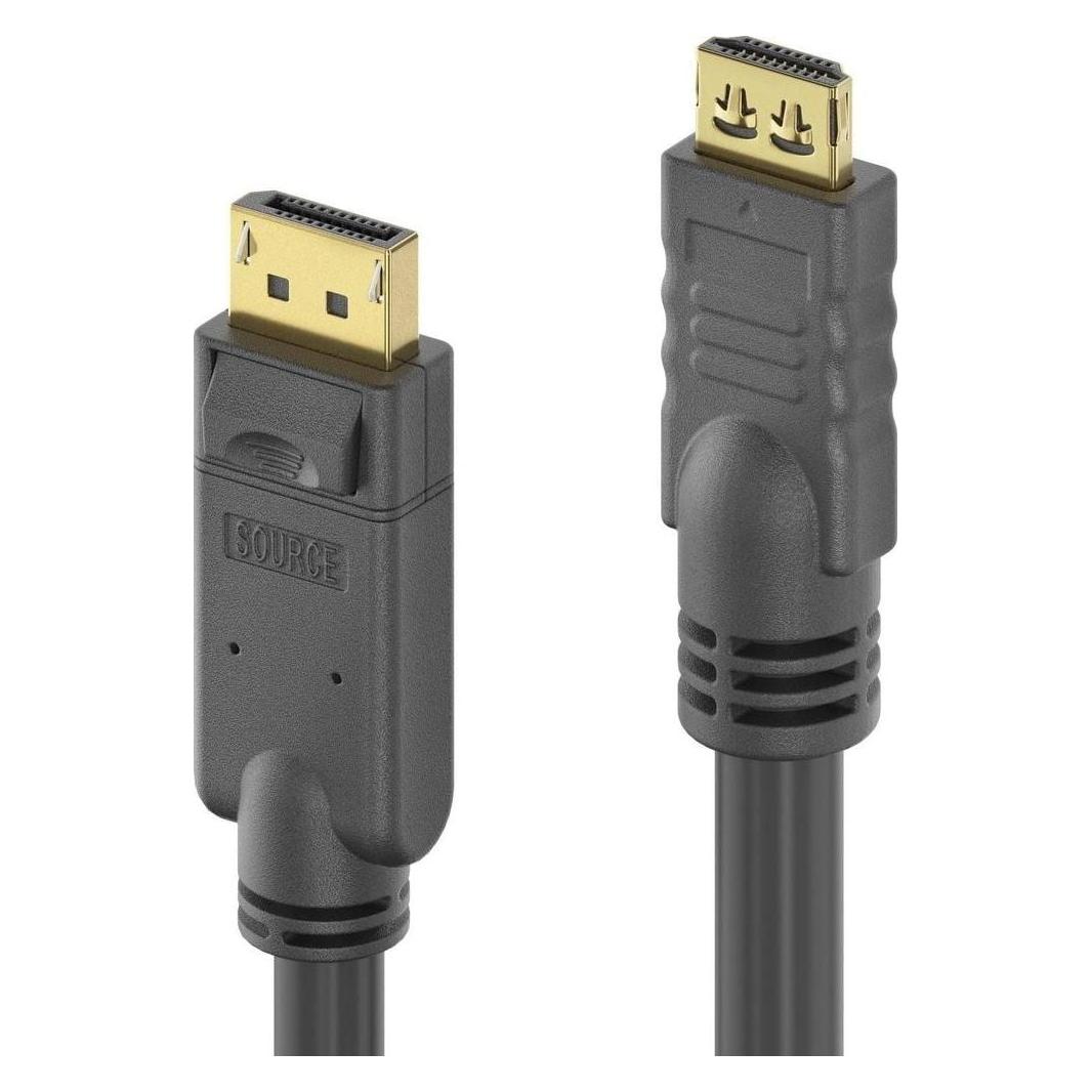 Purelink DisplayPort zu HDMI Kabel 4K - PureInstall 1,50m (1.50 m) (PI5110-015)