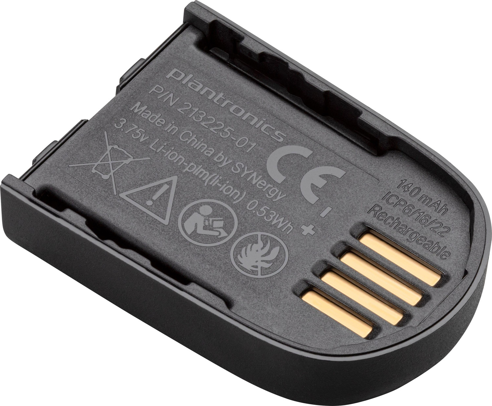HP Poly Batterij voor Poly Savi 8210 inclusief verwijdergereedschap, Zwart