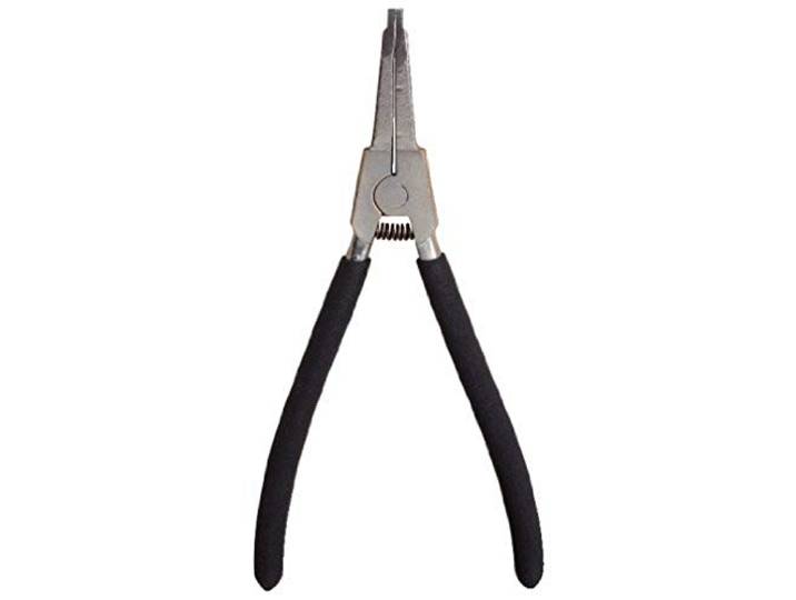 KS TOOLS 115.0991 Pince pour Goupilles de Sécurité de Vis de Cardan - Bec Coudé