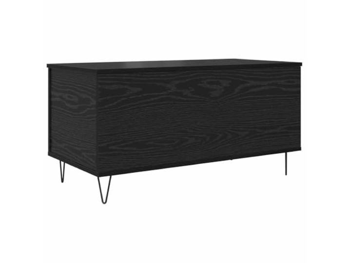 HKLGBVCR Couchtisch, industriell, Eiche, Schwarz, 90 x 44,5 x 45 cm, Verbundholz