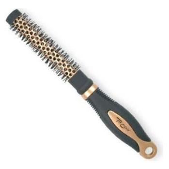 TOP Exclusive XS Round Gold/Black Hairbrush 62001-02 (41377776)
