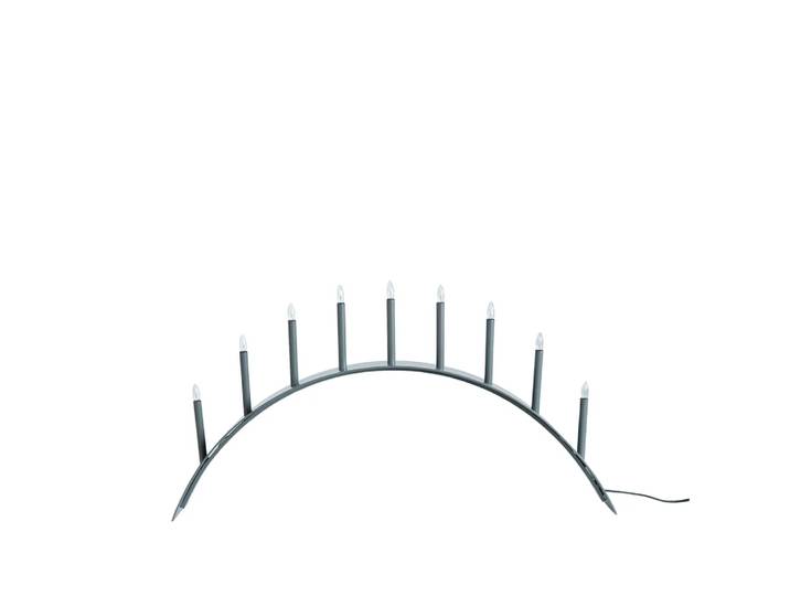 SMD Design Spica Bow 9 Adventskerzenhalter Grau