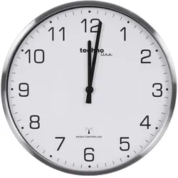 Technoline, Wanduhr, WT-8900 Premium steel Radio-controlled 33 cm (30 cm)