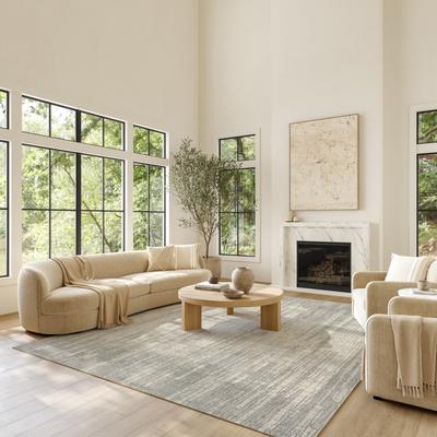 Nourison Gentle Framework Contemporary Indoor Rug.