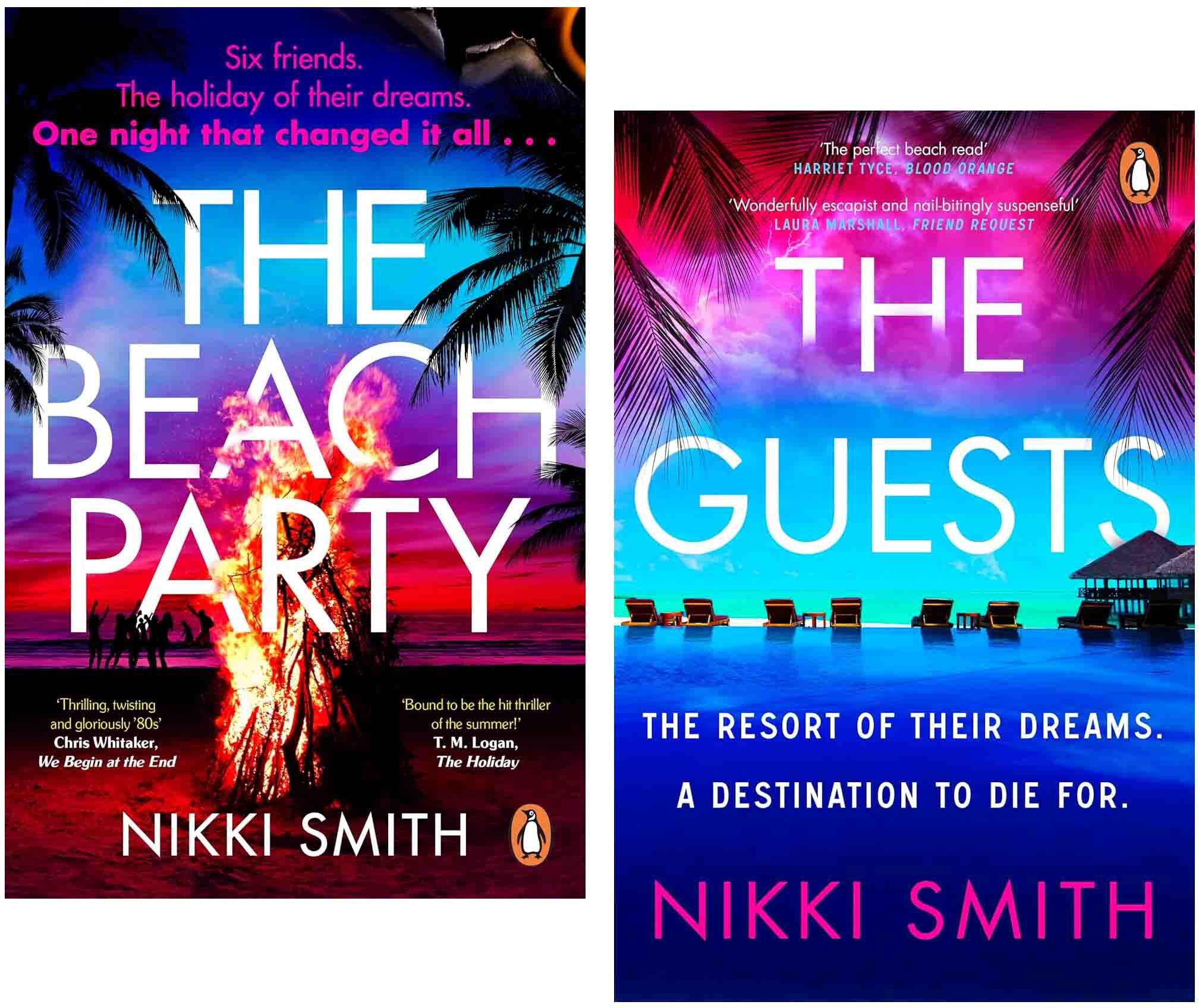 Nikki Smith's The Beach Party & The Guests 2 Books Collection Set - Fiction - Paperback Penguin