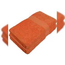 Miamar® Handtuch Handtücher Saunatuch Saunatücher VE 12 Stk. 80 x 200 Orange