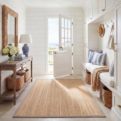SAFAVIEH Natural Fiber Oceana Herringbone Seagrass Rug