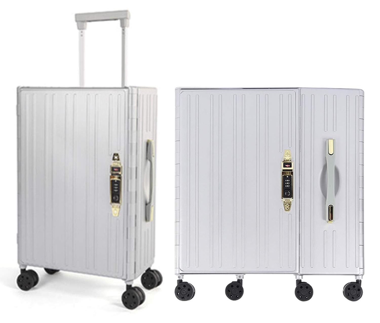 Zusammenklappbarer Trolley Koffer Leichtgewicht mit 4 Spinner Rädern