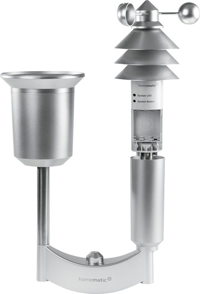 HOMEMATIC IP Sensor "Wettersensor – plus (152057A0)", silber (silberfarben), Sensoren, Sensor