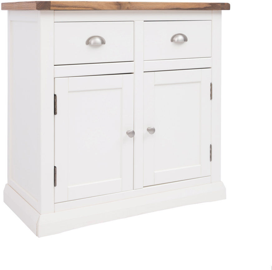 Beachcrest Home Watson 84cm Sideboard Off White/Brown 80cm H X 84cm W X 40cm D