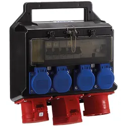 Mobile Steckdosenverteilung KV401132 1x400V/16 A 1x400V/32 A 4x230 V/16 A HEDI