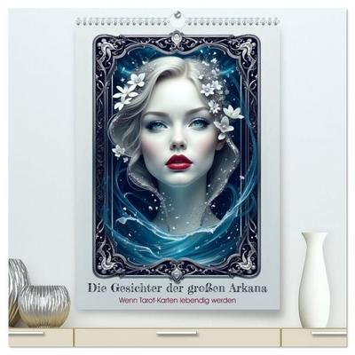 Die Gesichter der großen Arkana (hochwertiger Premium Wandkalender 2027 DIN A2 hoch), Kunstdruck in Hochglanz