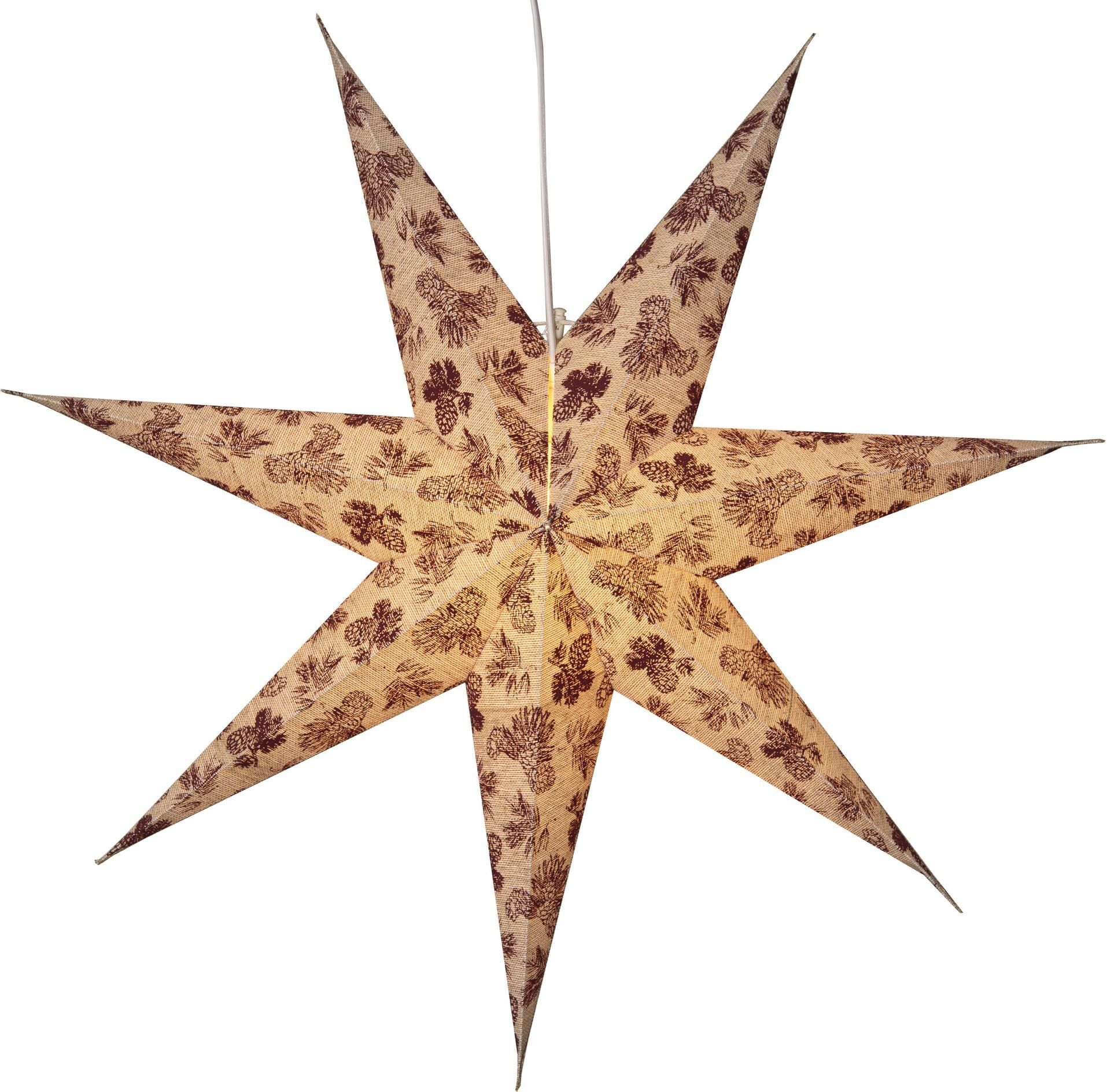 LED Stern "Star Trading LED-Stern Cotton", weiß, neutral, H: 60cm, Leuchten, LED Stern weiß, neutral H: 60cm