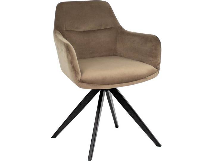 Kick Tom - Draaistoel - Velvet - Taupe