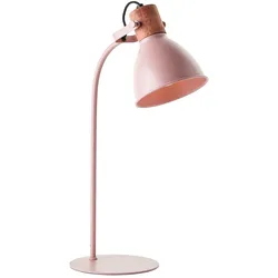 Brilliant Erena Schreibtischlampe, 52 cm Höhe, E27, max. 40 W, schwenkbar, Metall/Holz