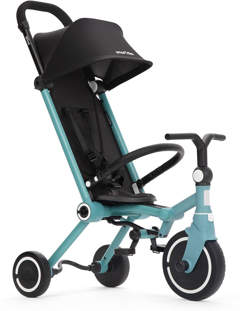 Smartrike Triciclo Plegable Turquesa para viajar .