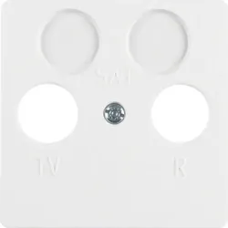 Hager/Berk Zentralplatte pws f.2-loch Ant.-Dose 148609