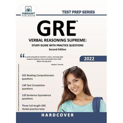 GRE Verbal Reasoning Supreme, Gebundene Ausgabe von Vibrant Publishers, Vibrant Publishers, 978-1-63651-088-0