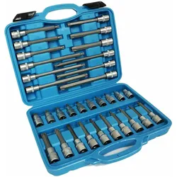 Silver, Sechskantschlüssel, 32-teiliges Set ausziehbarer Torx-Schlüssel