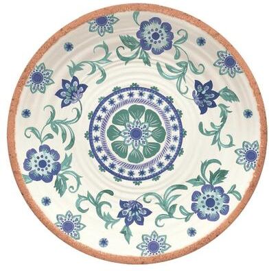 TarHong Rio Turquoise Multicolored Melamine Artisan Platter 14 in. D 1 each