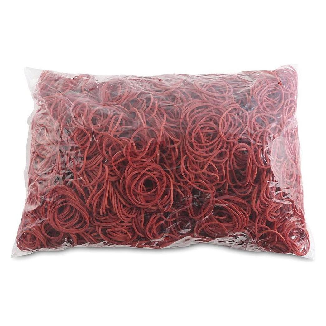 Office Products Schutzvorrichtungen, medizinisch, 30 mm, 1,5 x 1,5 mm, 60 % Gummi, 1000 g, Hitze, rot (1 Stk.) (18103019-04)