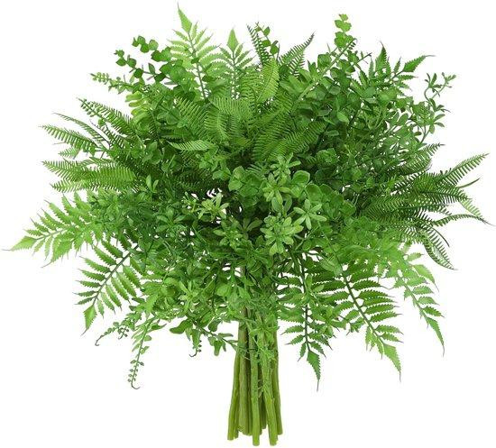 Floralsecret 20 stuks kunstmatige eucalyptus voor decoratie en balkonplanten