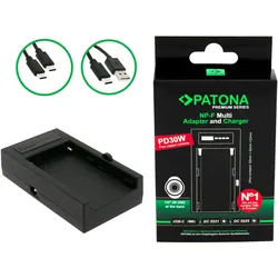 Patona Batterien Ersatzladegerät Multi Adapter 30W (Kamera Akku Ladegerät), Kamera Stromversorgung