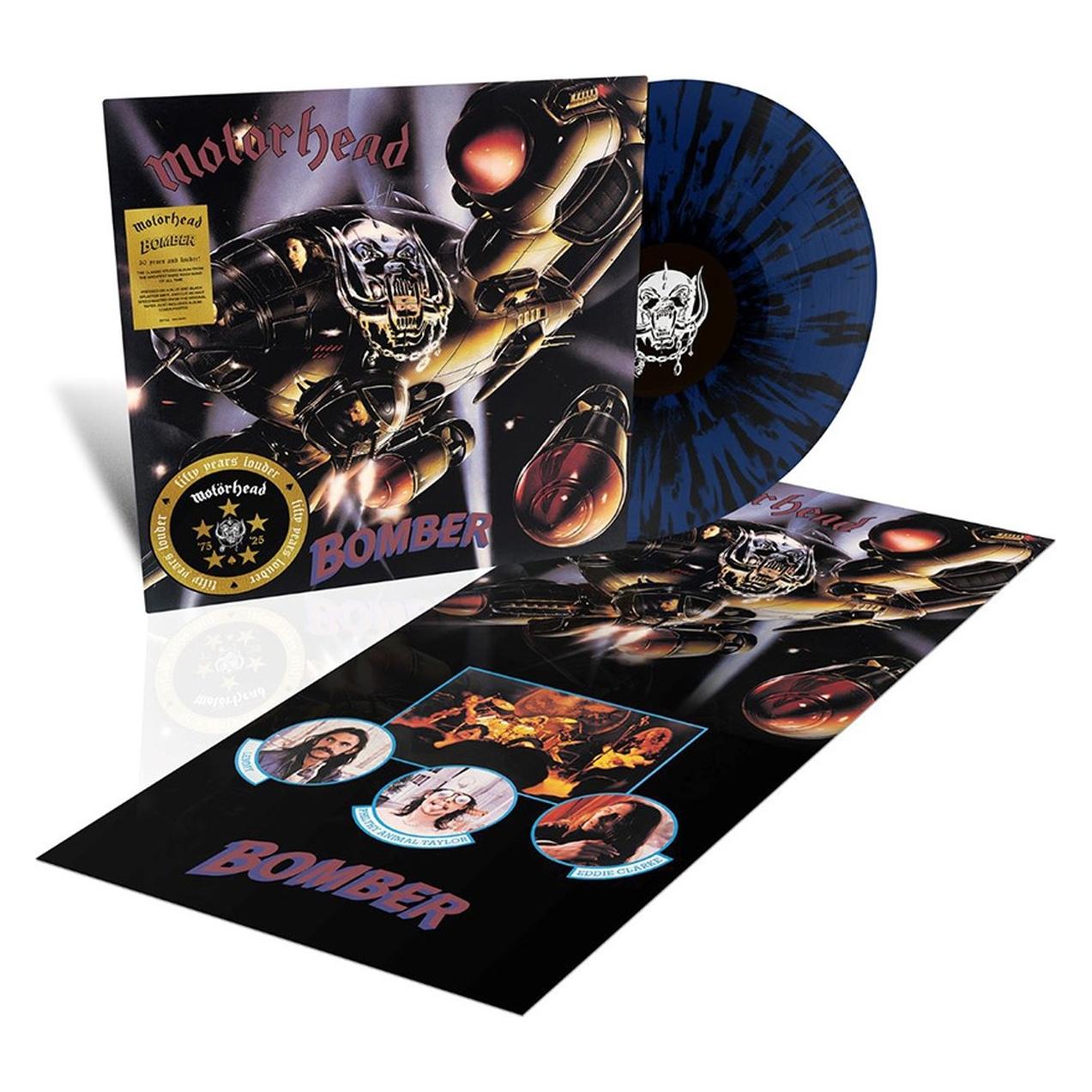 BMG Rights Management Bomber (50th Anniv. Blue & Black Splatter LP) (Motörhead) (54969204)