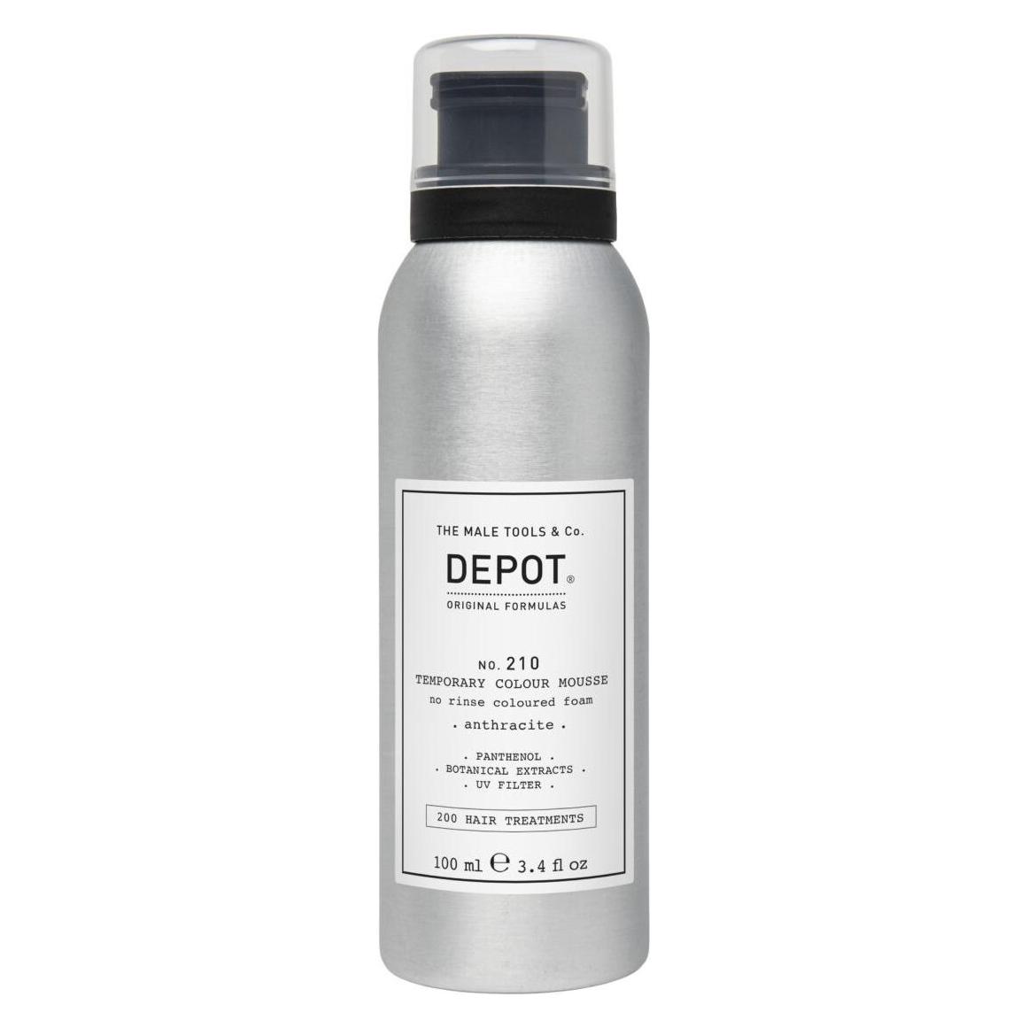 Depot 210 Temporary Colour Mousse 100ml Anthracite (100 ml) (42563136)