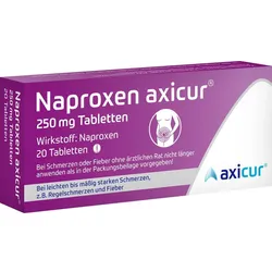 Naproxen Axicur 250 mg Tabletten 20 ST