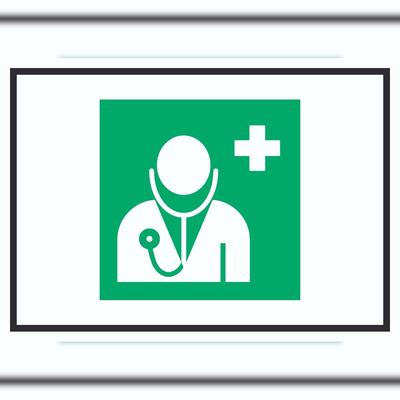 HB-Druck Arzt Symbol A1 (594x841mm) Schild