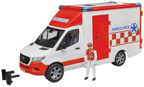 bruder Einsatzfahrzeug Modell Mercedes Benz Sprinter Ambulanz Fertigmodell PKW Modell