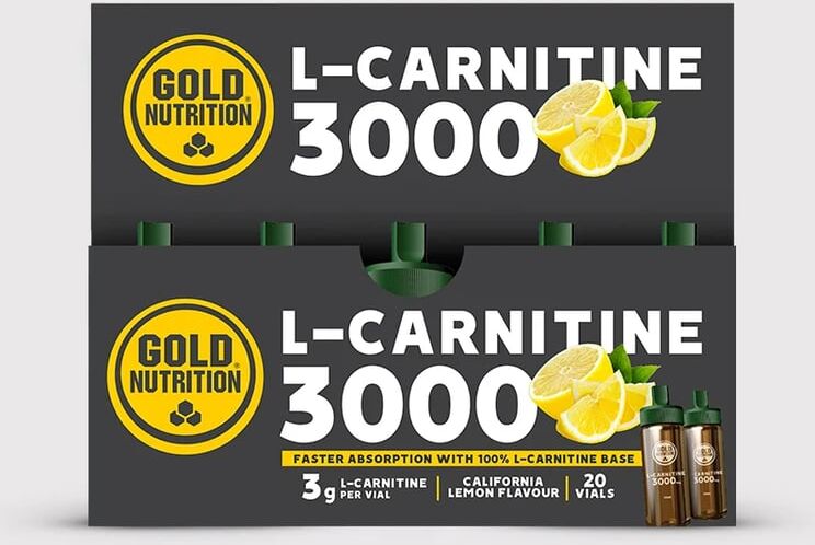 Gold Nutrition L-Carnitina 3000 Limón