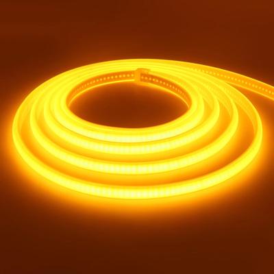 Inspired Finds High Brightness COB Neon LED Strip Waterproof Multicolor Ribbon Light yellow 12m